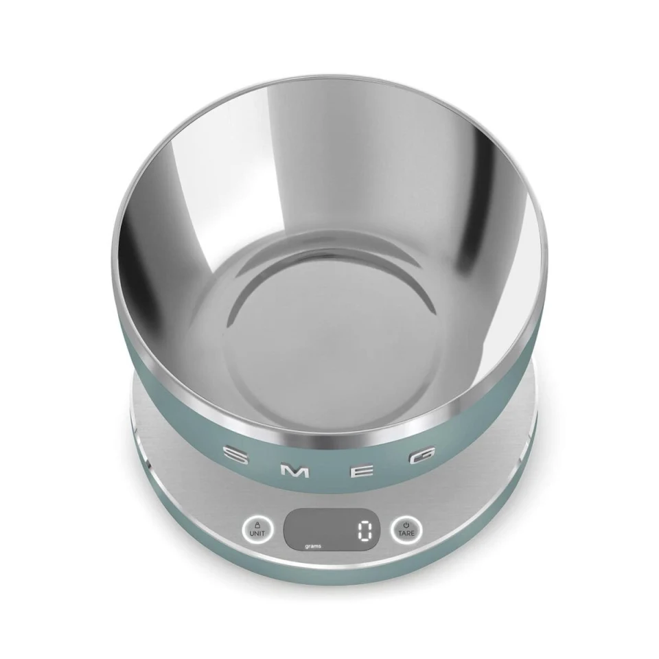 SMEG DIGITALNA KUHINJSKA VAGA KSC01EGMWW SMARAGDNO ZELENA MAT