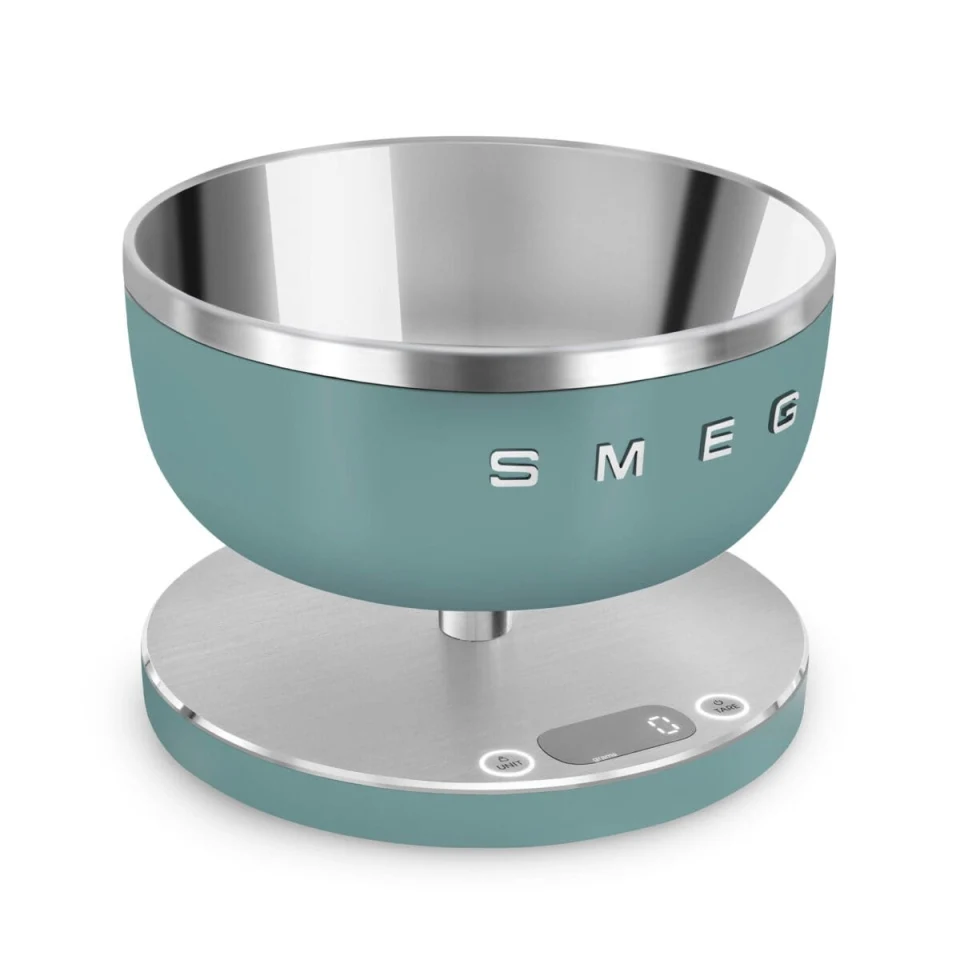 SMEG DIGITALNA KUHINJSKA VAGA KSC01EGMWW SMARAGDNO ZELENA MAT