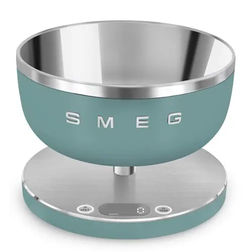 SMEG DIGITALNA KUHINJSKA VAGA KSC01EGMWW SMARAGDNO ZELENA MAT
