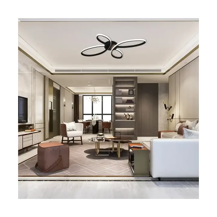 LUSTER LED PAPILLON ML-230802 28W CRNI