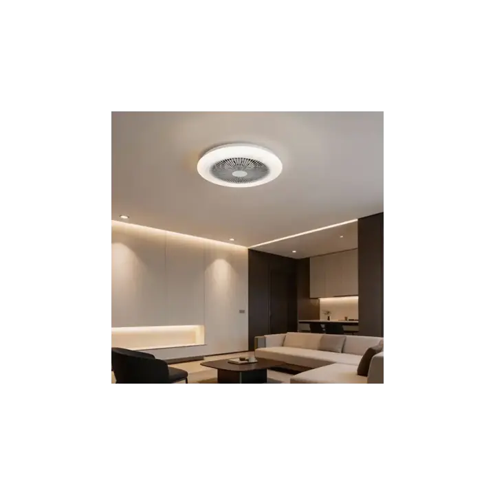 PLAFONJERA LED SA VENTILATOROM DENVER EL-006 24W BIJELA
