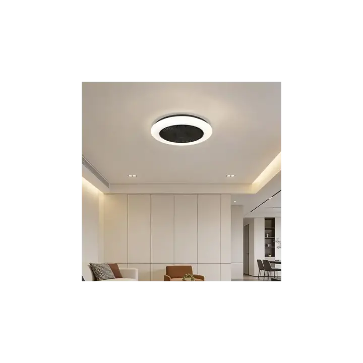 PLAFONJERA LED SA VENTILATOROM DENVER EL-006 24W CRNA